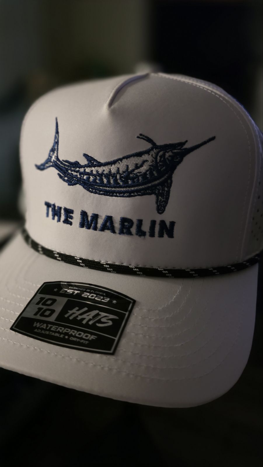 Blue Marlin 10/10 Hat Heat Pressed "The Marlin"