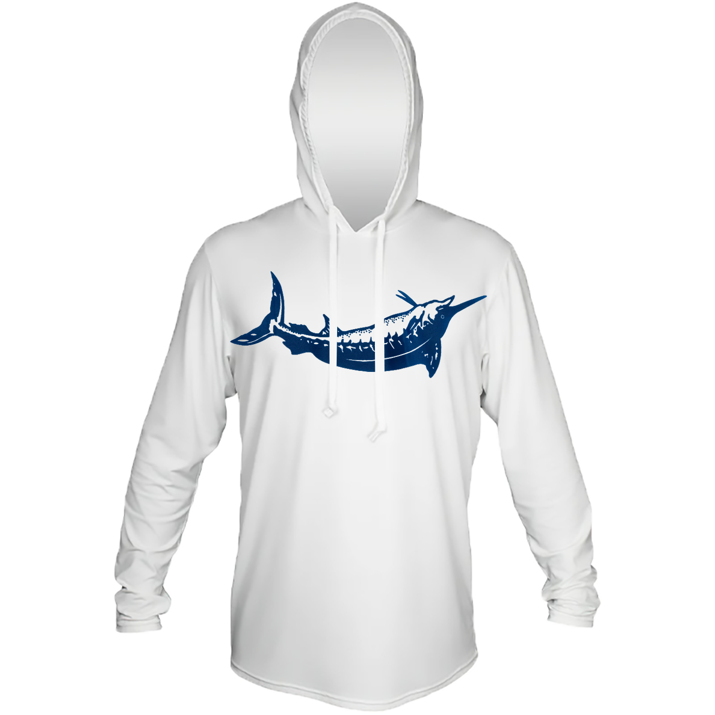 Blue Marlin Anetik Pro Tech Hooded Long Sleeve T-Shirt