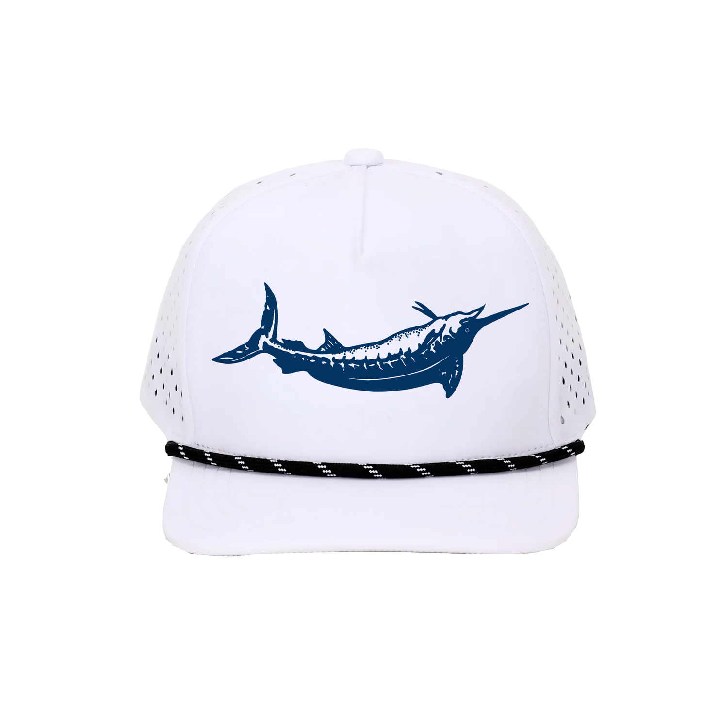 Blue Marlin 10/10 Hat Embroidered "Just the Fish"