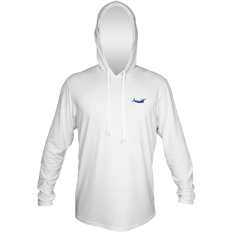 Blue Marlin Anetik Pro Tech Hooded Long Sleeve T-Shirt Big Back