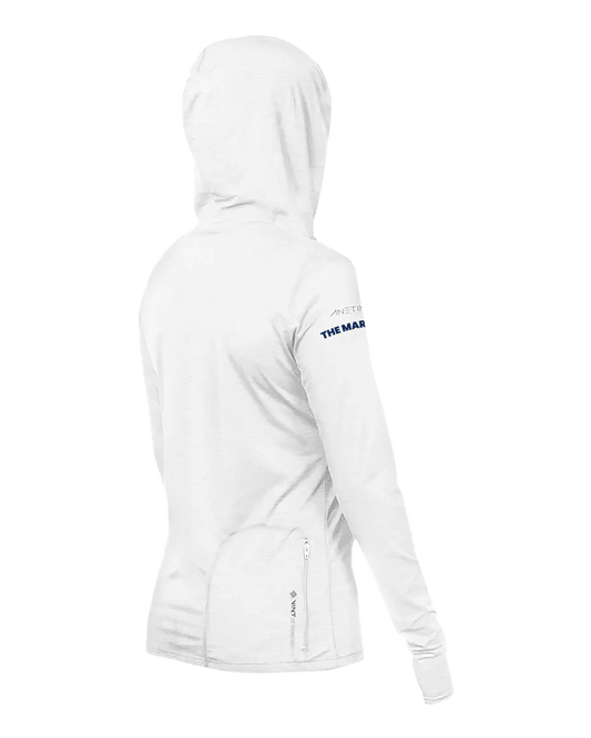 Female Blue Marlin Anetik Pro Tech Hooded Long Sleeve T-Shirt