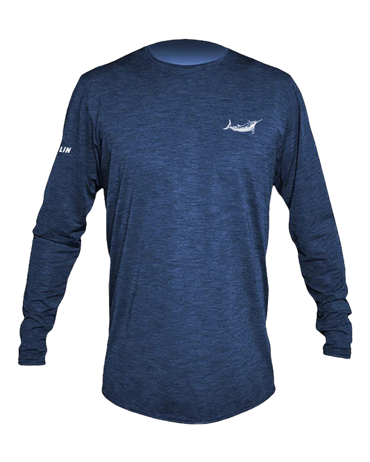 White Marlin Anetik Low Pro Tech Long Sleeve Crewneck T-Shirt